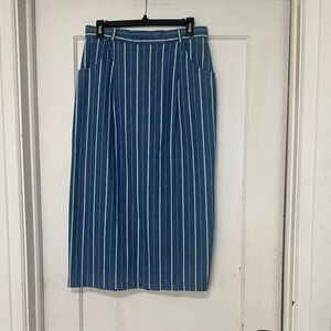 VINTAGE WILLOWBEND DENIM SKIRT